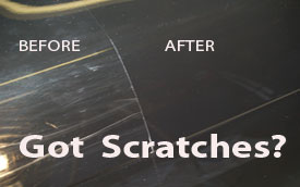Fix scratches on car Fix scratches on car